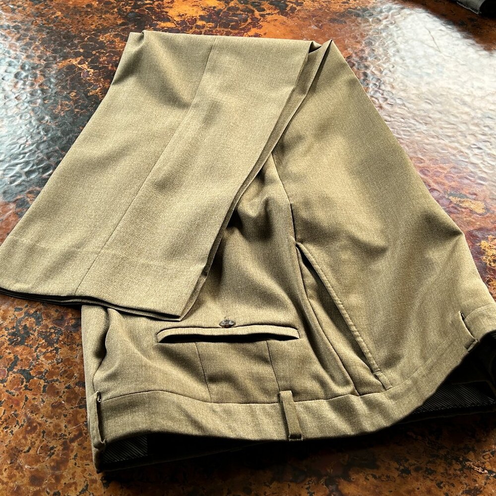 Nordstrom men's slacks, mocha/gold, 34R